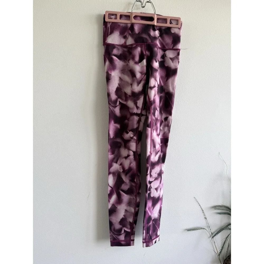 Lululemon Wunder Under Hi-Rise Leggings‎ Luon LW5AP7S Size 4 In Rasberry